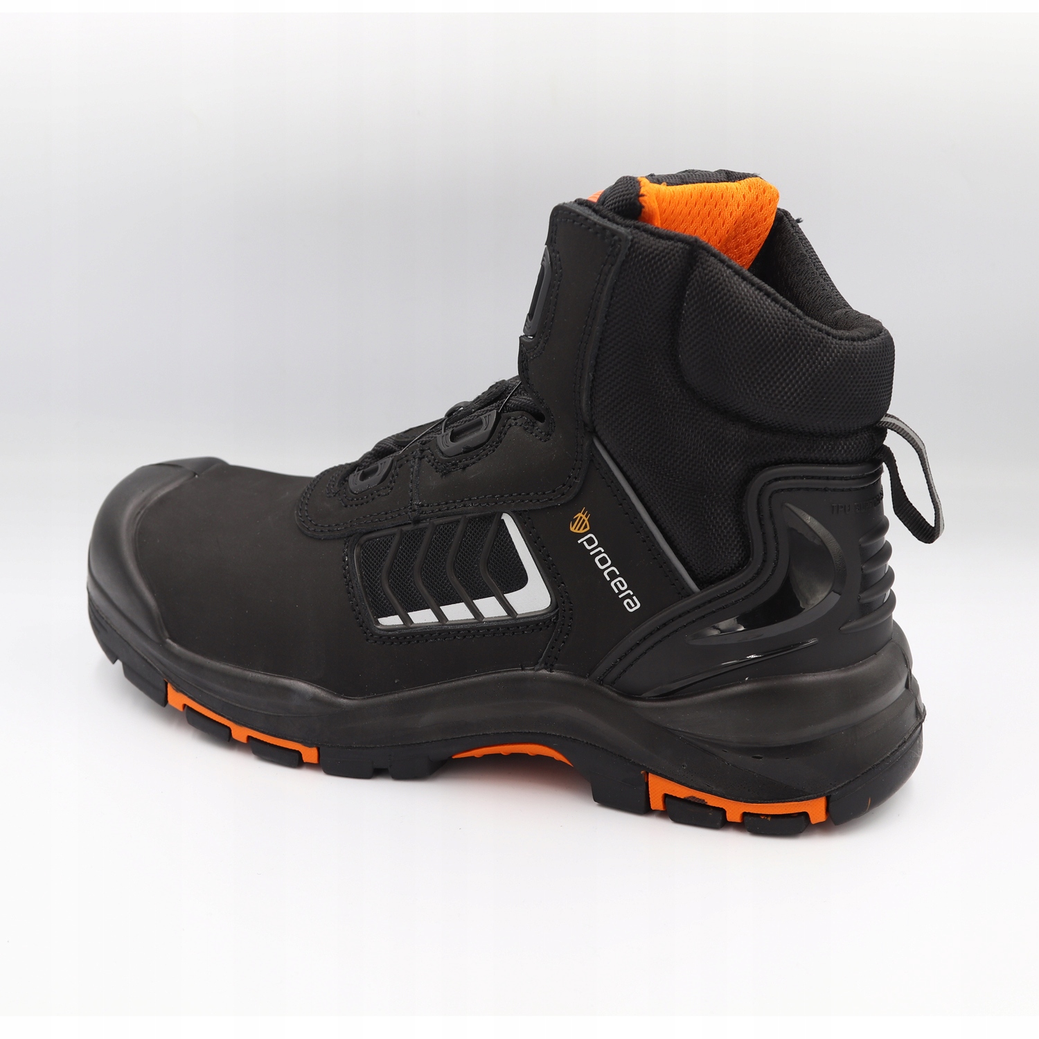 BUTY ROBOCZE Z SYSTEMEM WIĄZNIA BOA S3 SKÓRA NUBUK TRZEWIKI TREKKINGOWE 44 Zapięcie inne