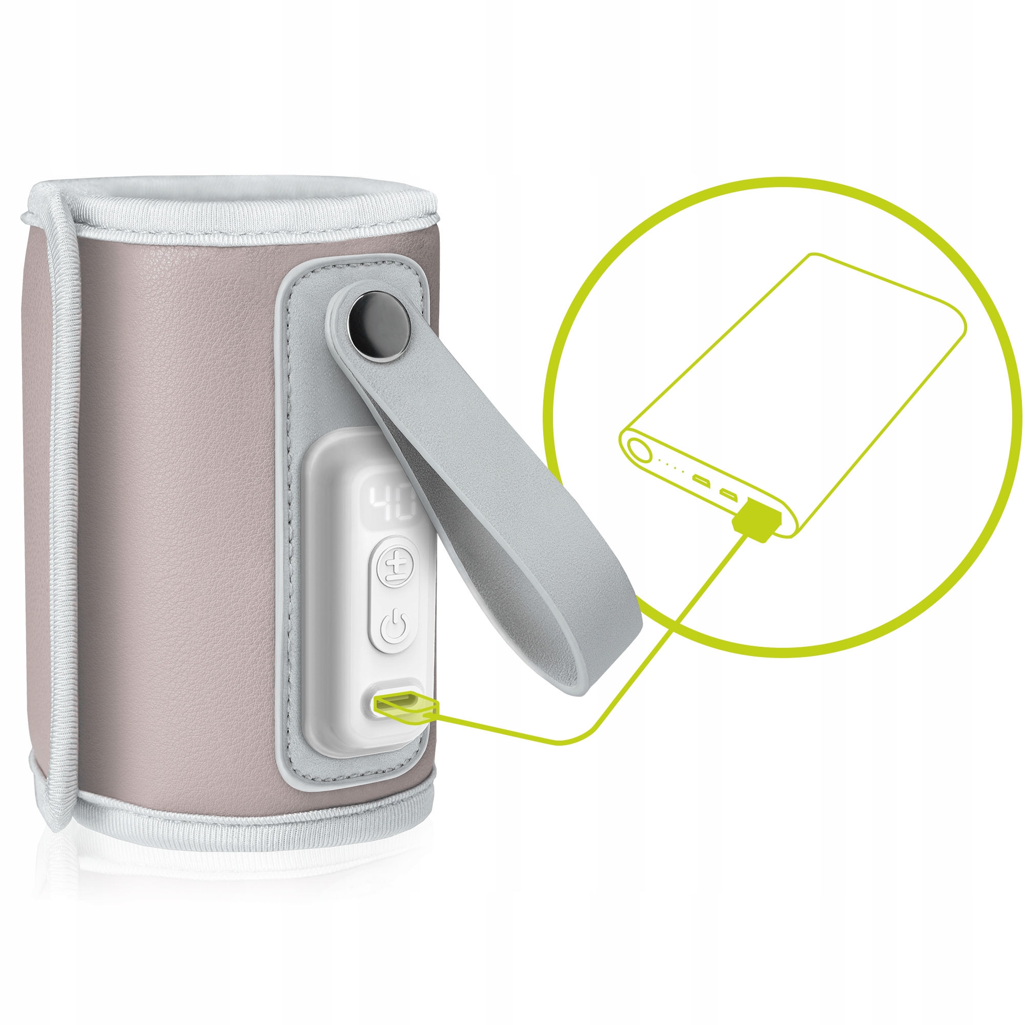 PODGRZEWACZ przenośny turystyczny do butelek pokarmu LIONELO THERMUP Rodzaj wielofunkcyjny