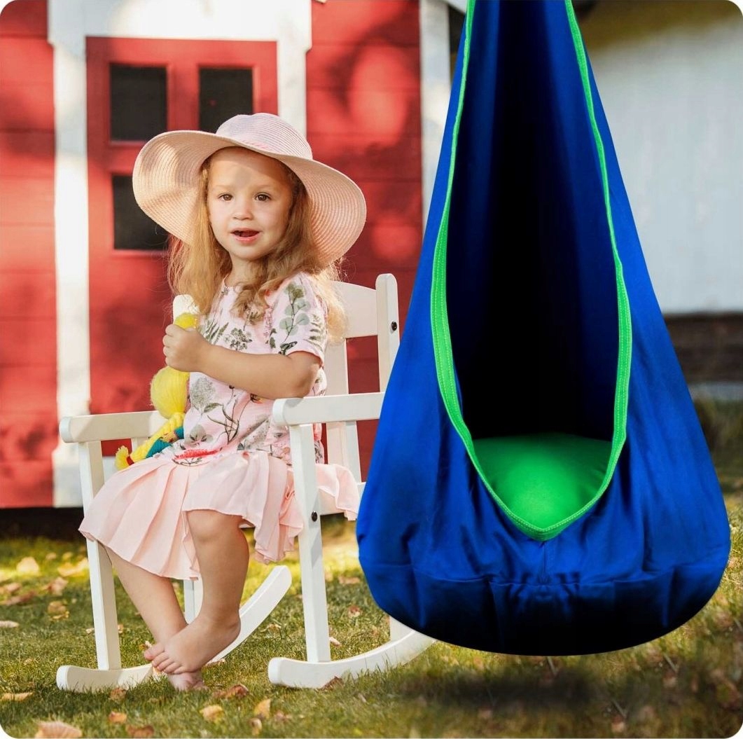 KOKON FOTEL WISZĄCY NEO-SPORT NIEBIESKI Szerokość produktu 55 cm