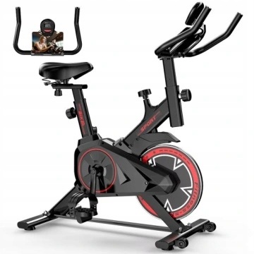 Rower spinningowy treningowy stacjonarny do ćwiczeń aerobowych LCD indoor