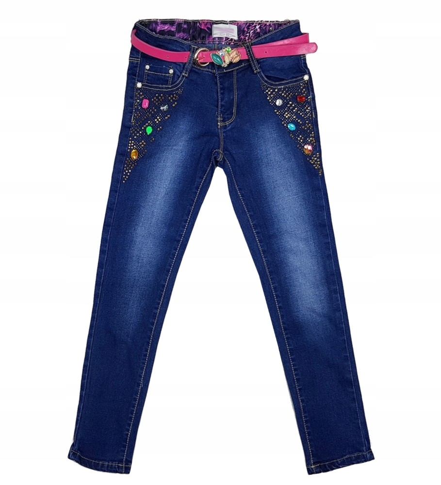 

Jeansy elastyczne rurki Fantasy r 164 cm