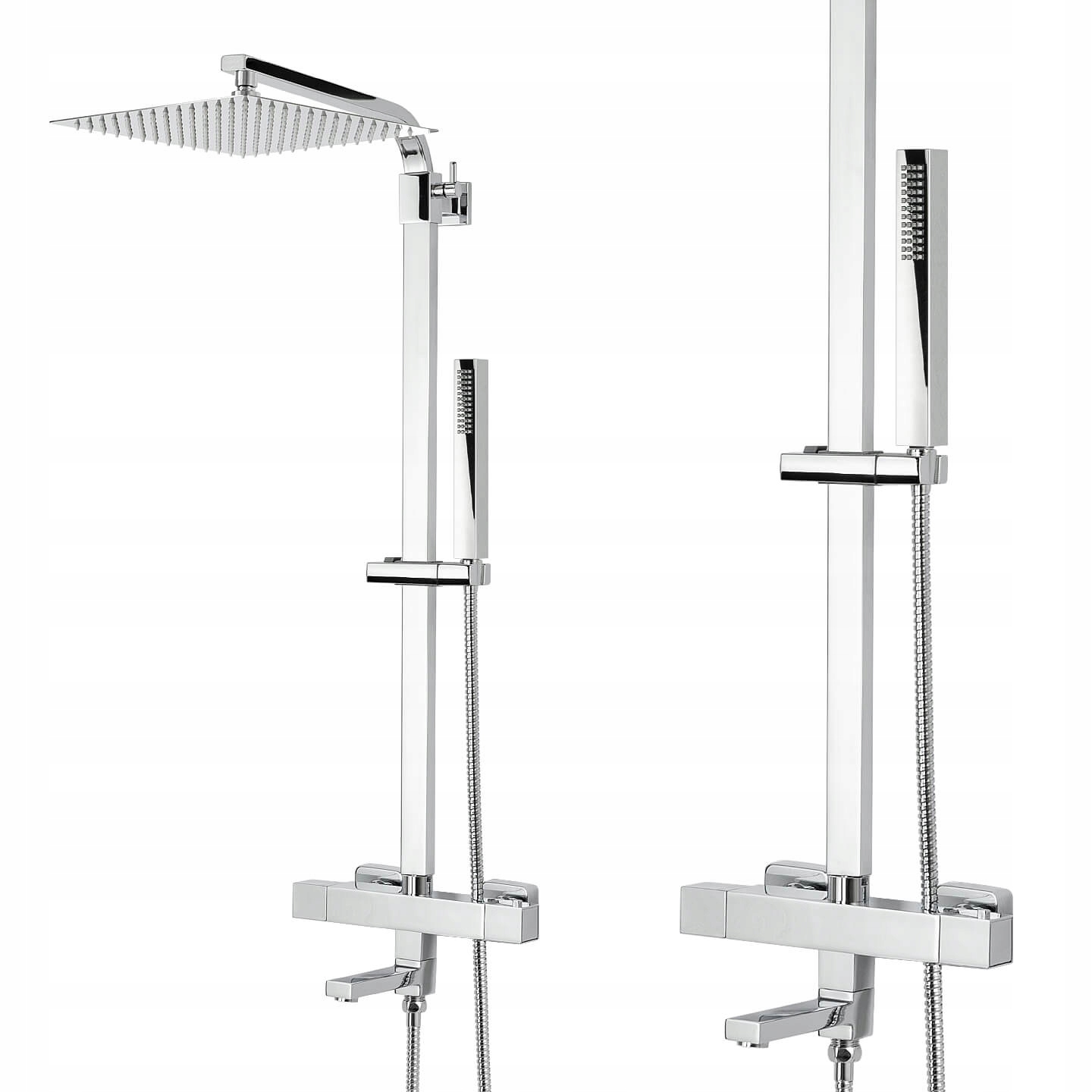 Sprchový Stĺp S Termostatom, Vaňová Batéria, Výtok Do Vane