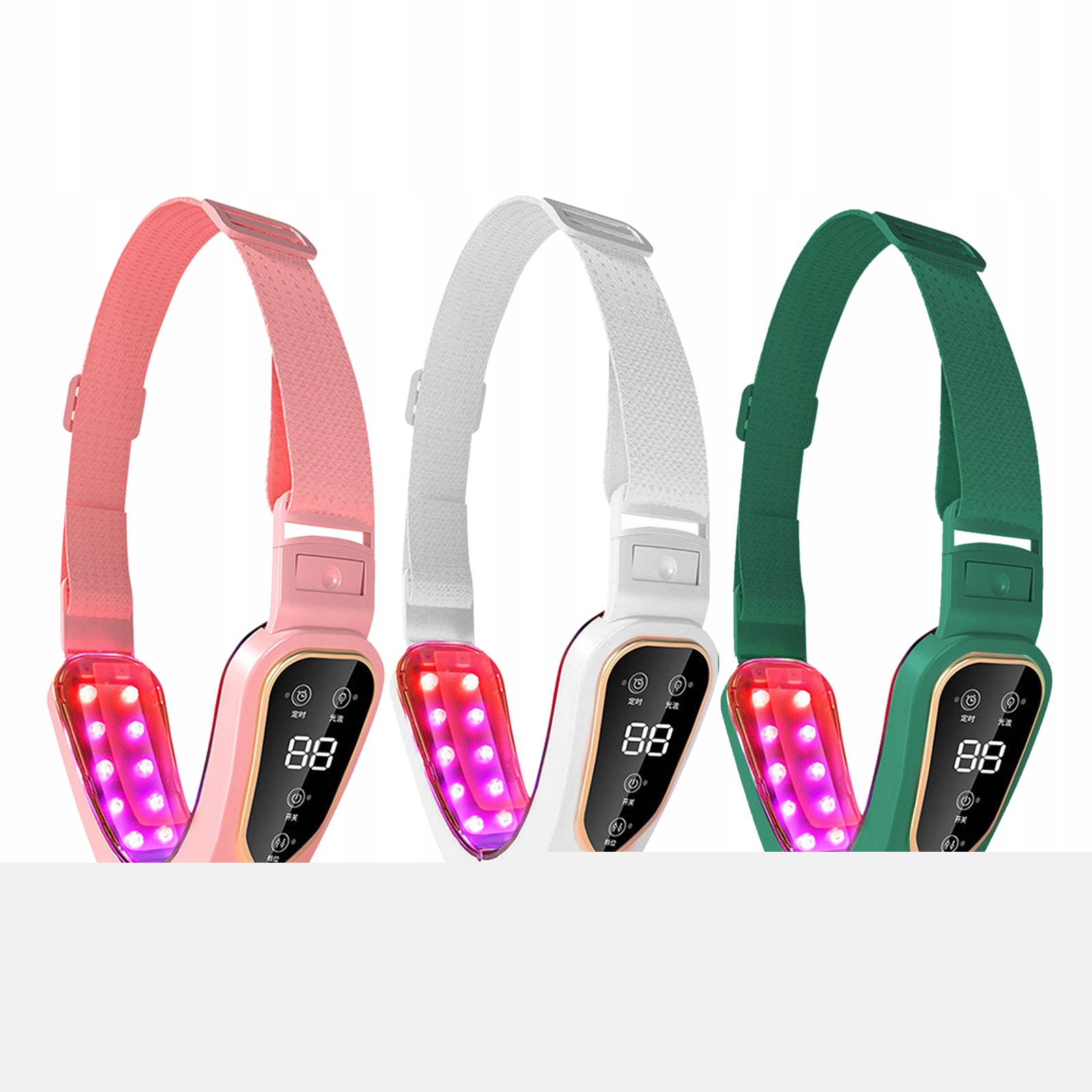 MASAŻER TWARZY LIFTING V PODBRÓDKA TERAPIA LED Marka inna marka