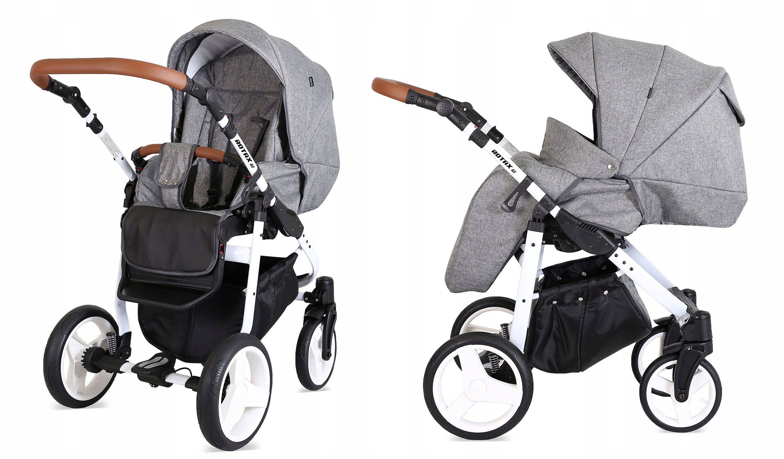 Wózek dziecięcy ROTAX ALU 3w1 dla dzieci KUNERT Liczba kół 4