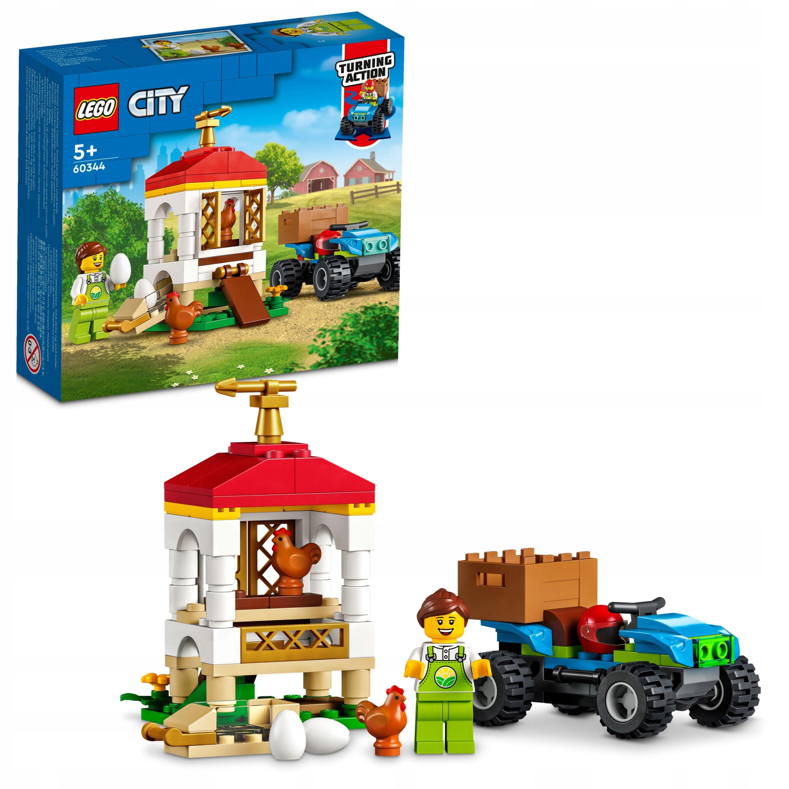 

Lego City Kurnik z kurczakami 60344