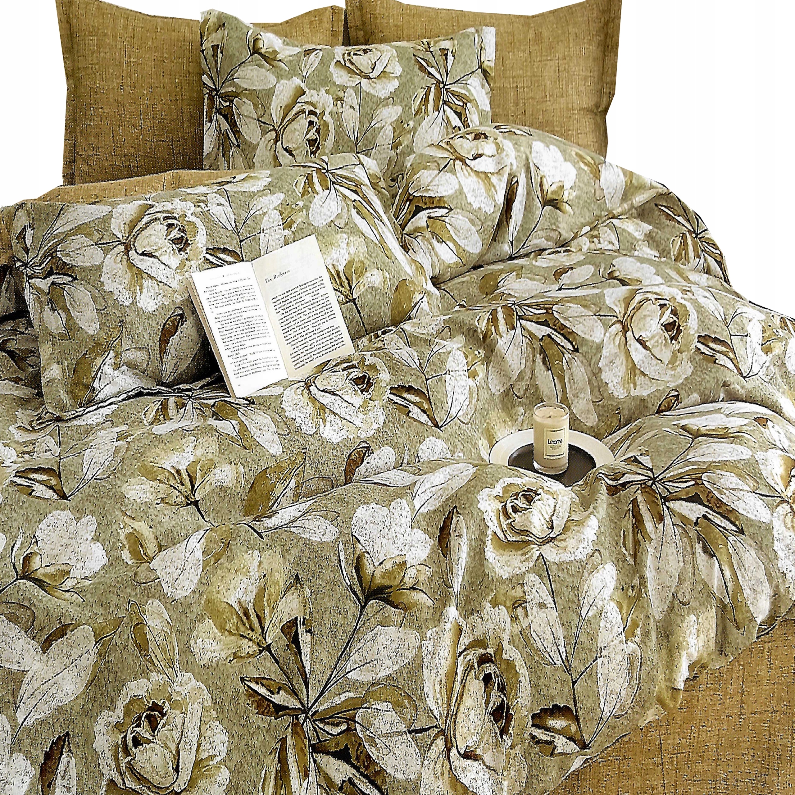 Dwustronna Pościel Flanela 2 Poszewki 70x80 Komplet Poszwa 140x200