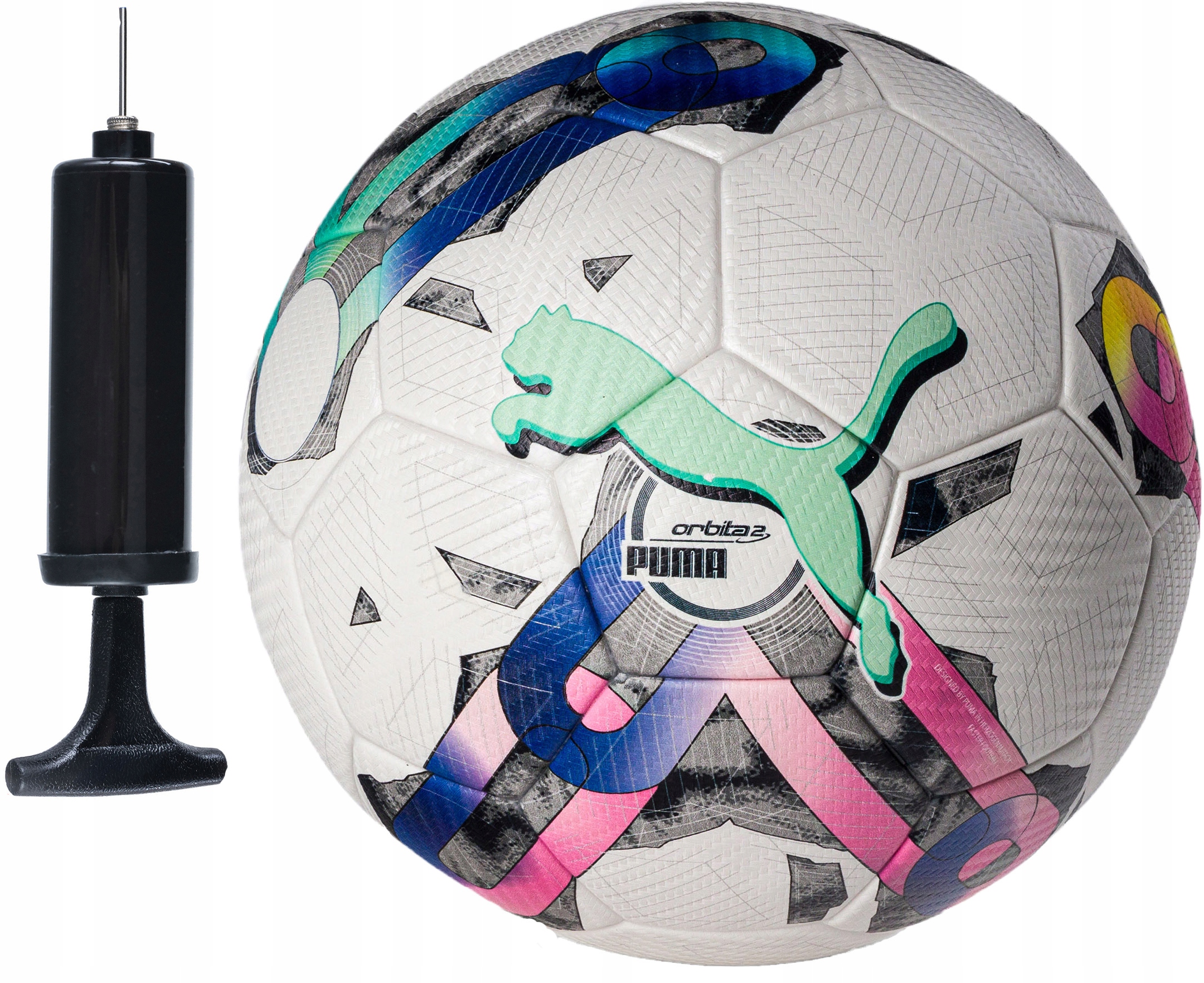 PIŁKA NOŻNA MECZOWA TRENINGOWA DO NOGI PUMA ORBITA 1 TB FQP OMB R5 + POMPKA
