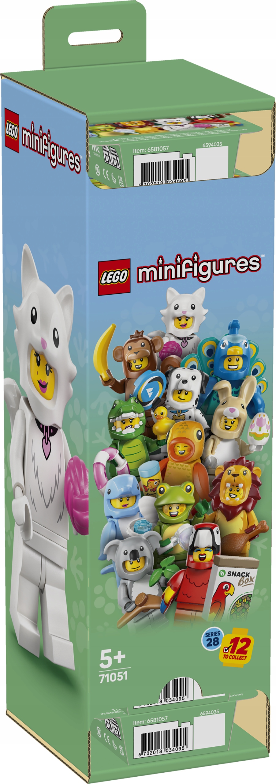 Lego Minifigurky Série 28 Zvířata komplet 12 kusů 71051