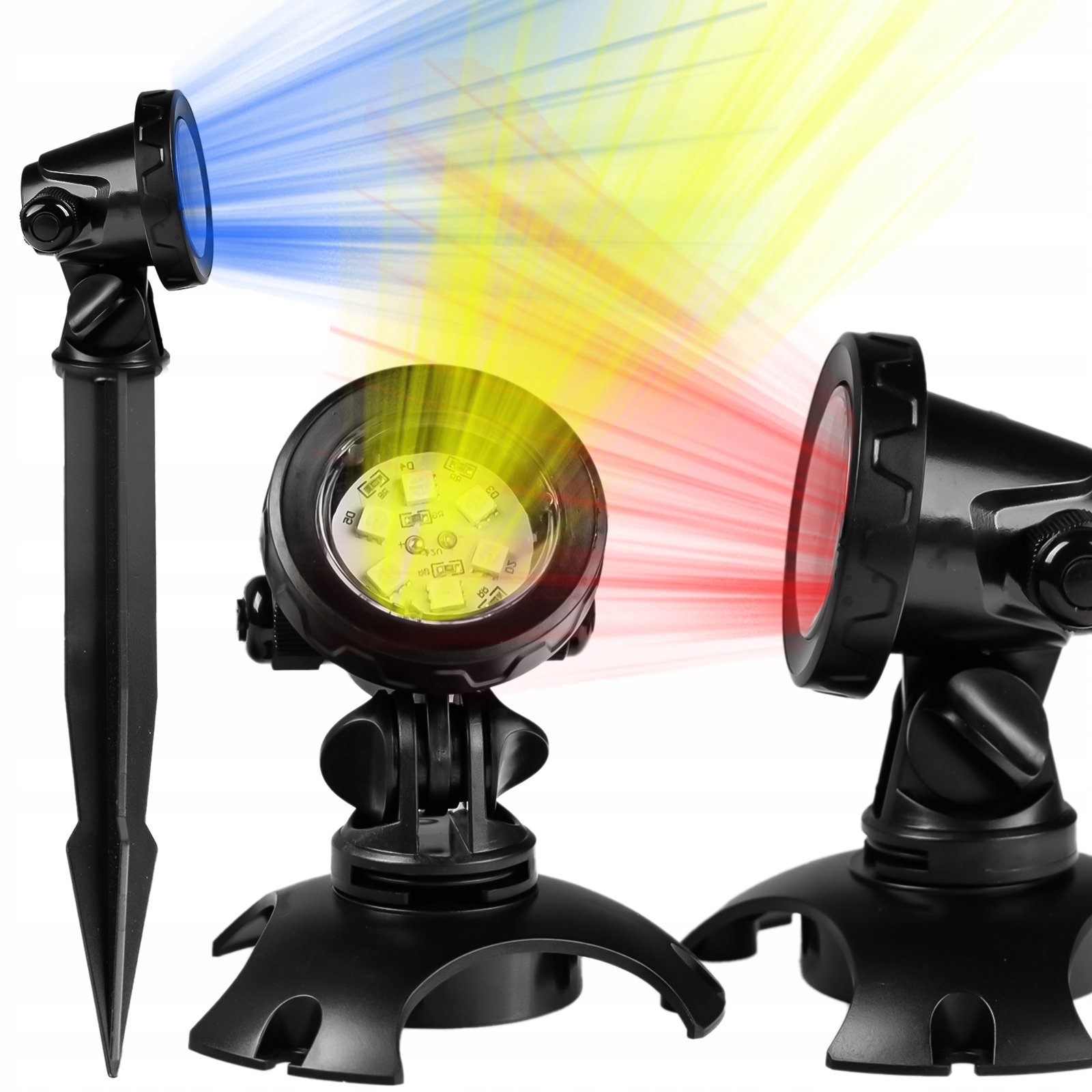 LAMPY OGRODOWE LED I DO OCZKA WODNEGO KOLOROWE OŚWIETLENIE W TWOIM OGRODZIE