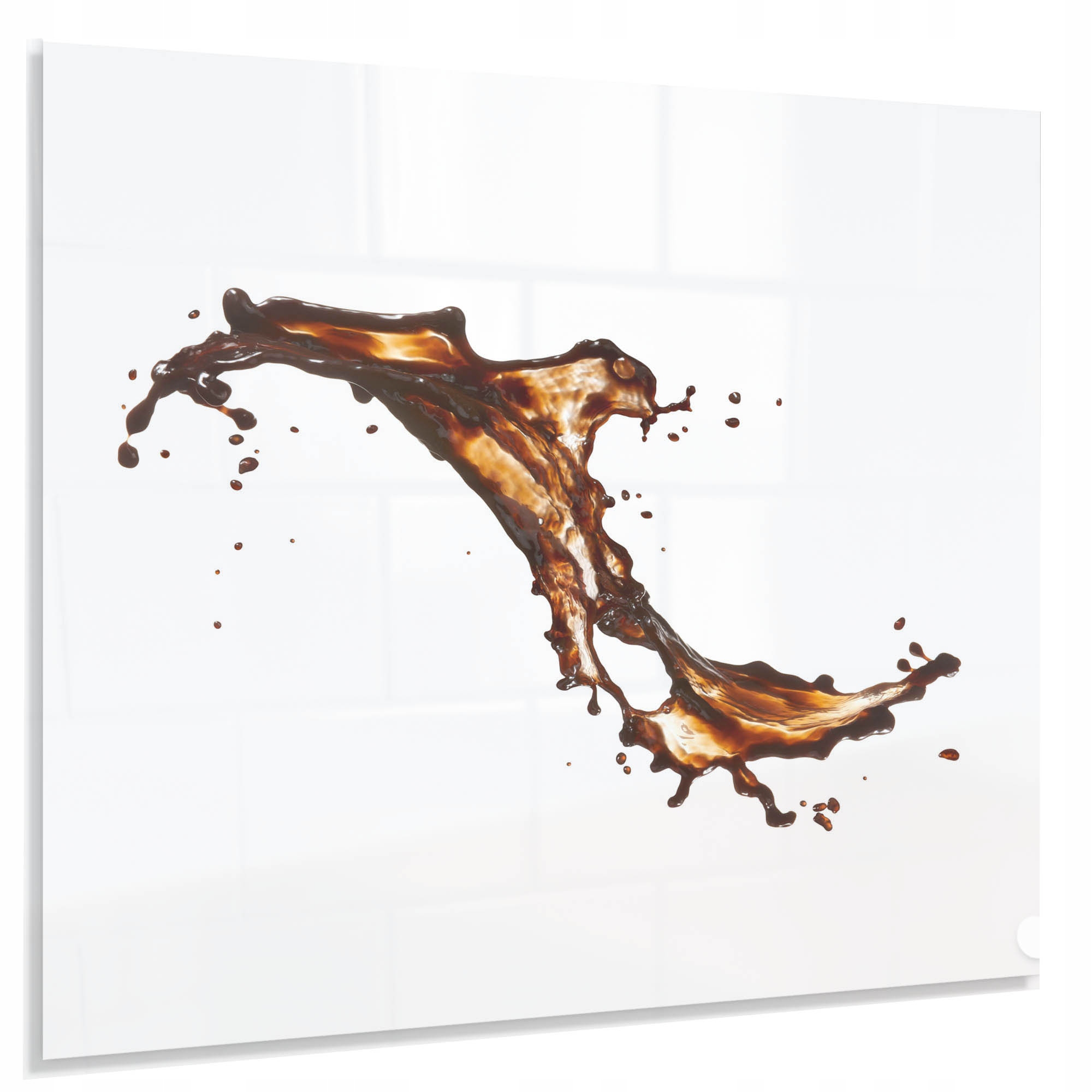Ochranný Tvrdený Panel 4 mm 60x50 cm Dekoratívny Do Kuchyne Lacobel