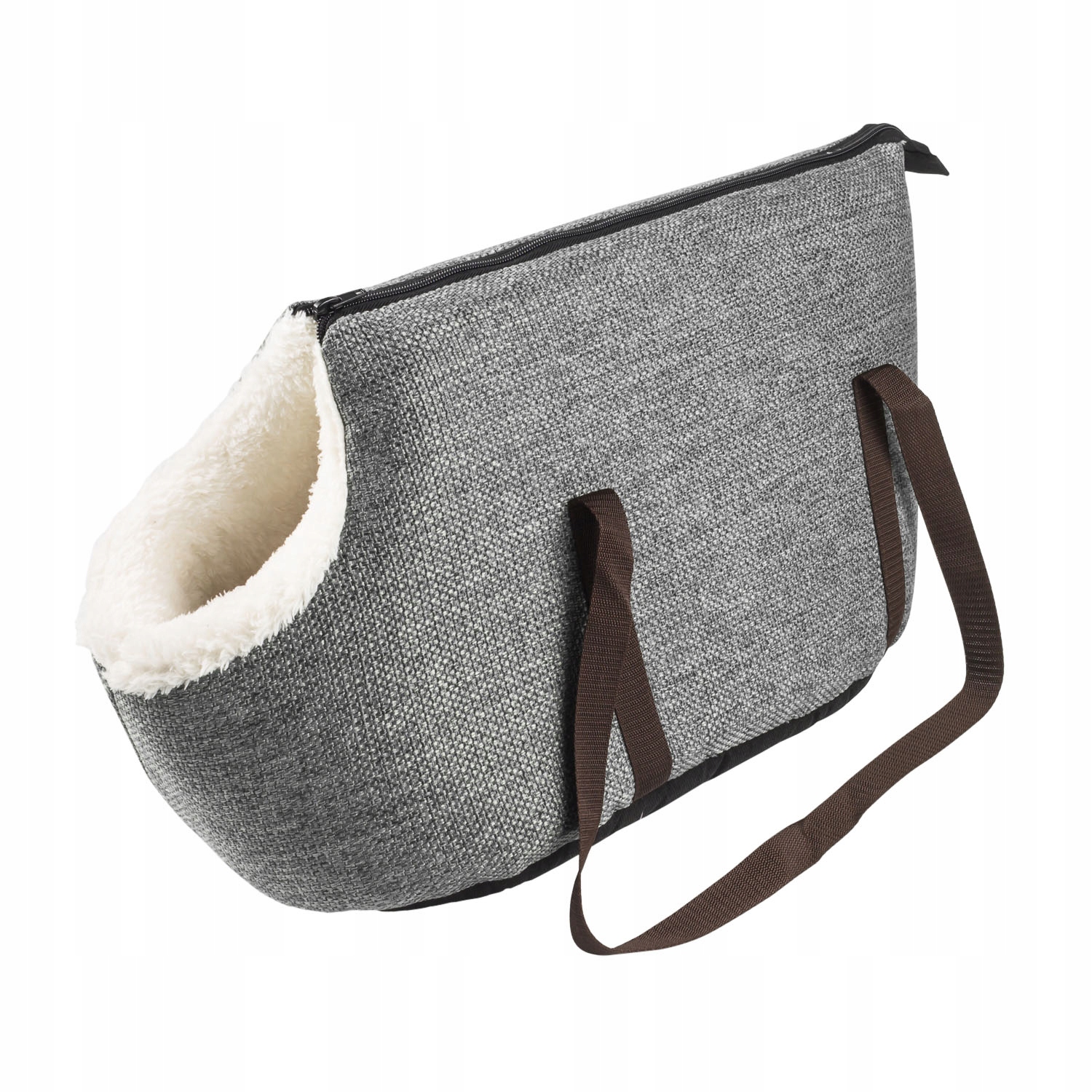 Levně Přepravka pro psa taška pouzdro 48x30x26 šedá