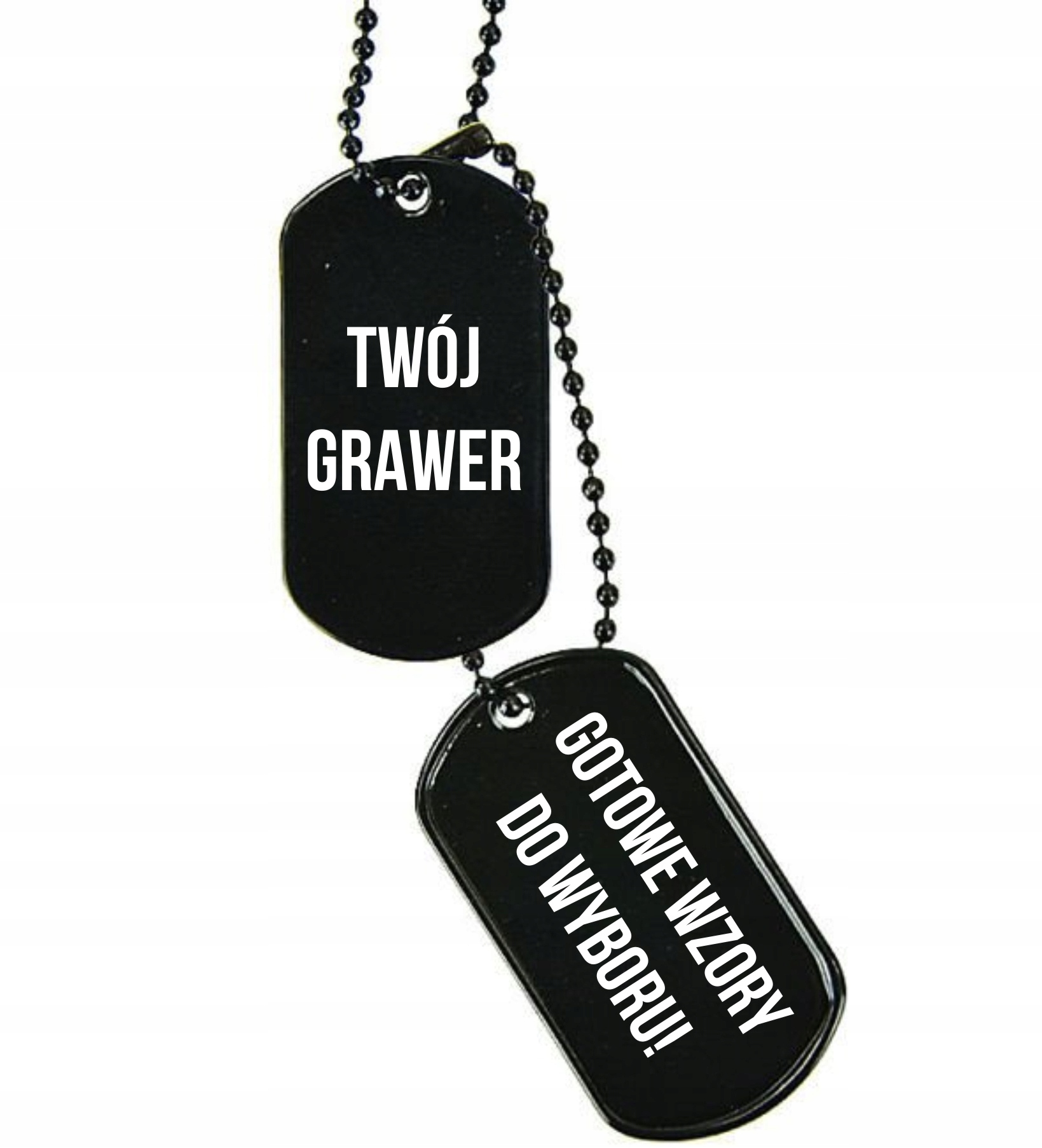 NIEŚMIERTELNIK CZARNY Z TWOIM GRAWEREM, 100 WZORÓW