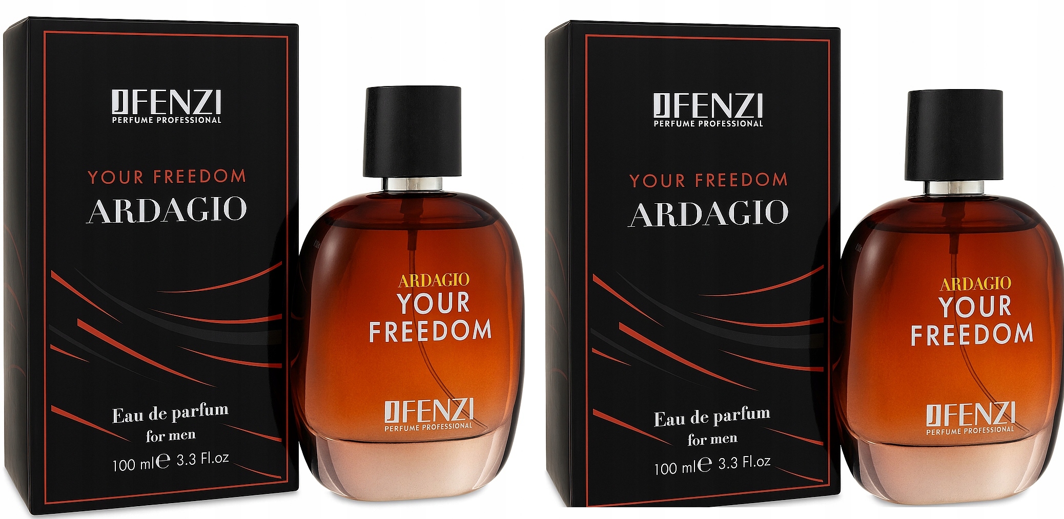 JFenzi Ardagio Your Freedom For Men 2x100ml parfémovaná voda pro muže