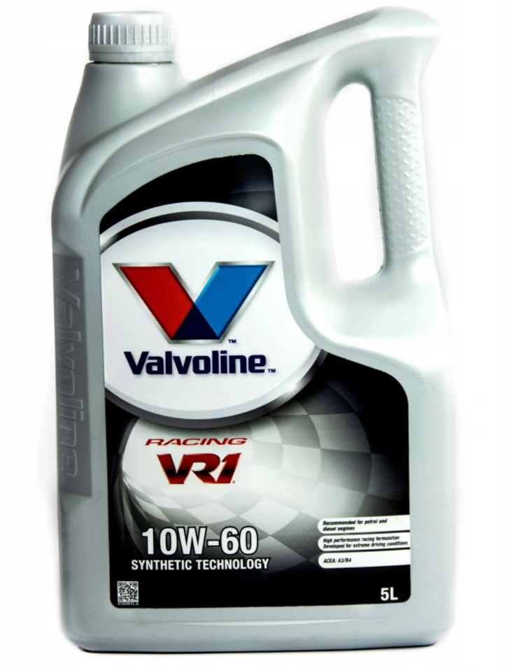 

Olej silnikowy Valvoline Racing VR1 5L 10W-60