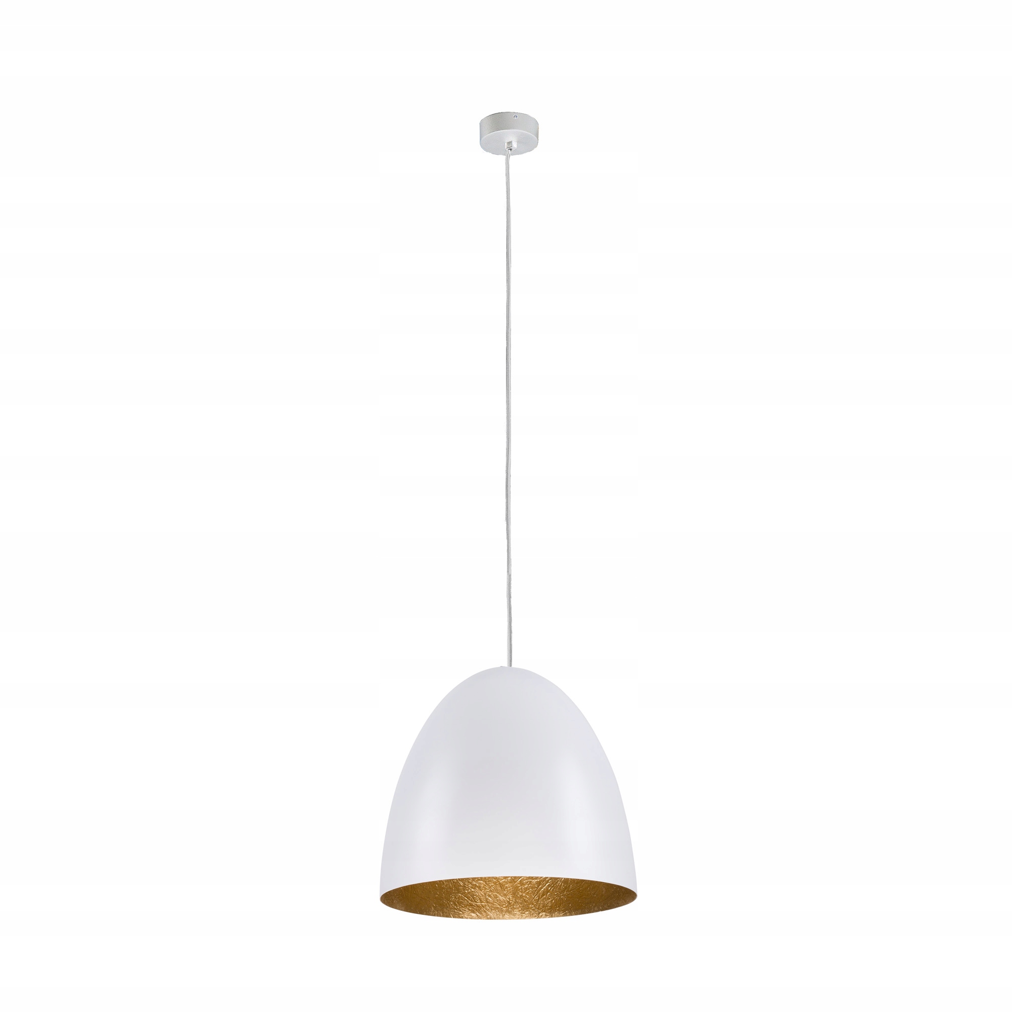 Závesná lampa Nowodvorski Egg 1xE27 biela obývacia izba 150 cm moderná