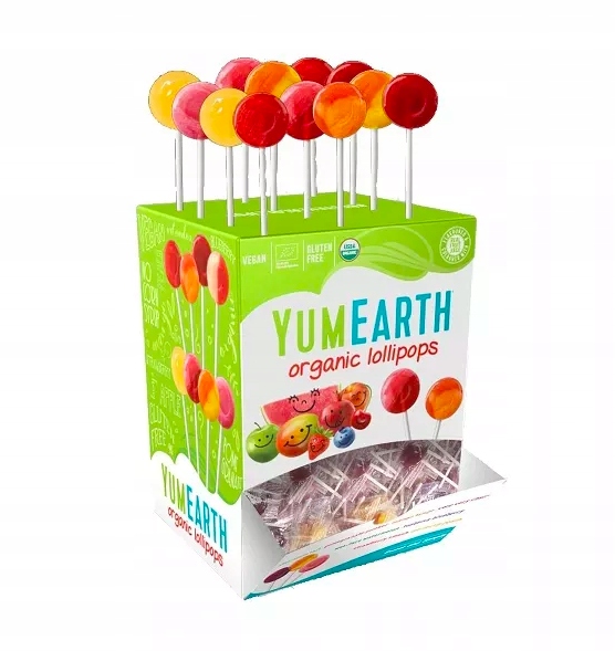 Levně YumEarth Lízátka ovocná Eko 100 ks