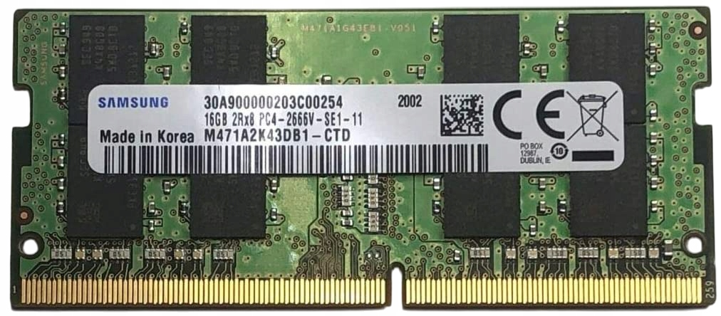 Nowa Pamięć Ram Samsung 16GB DDR4 2666MHZ Sodimm
