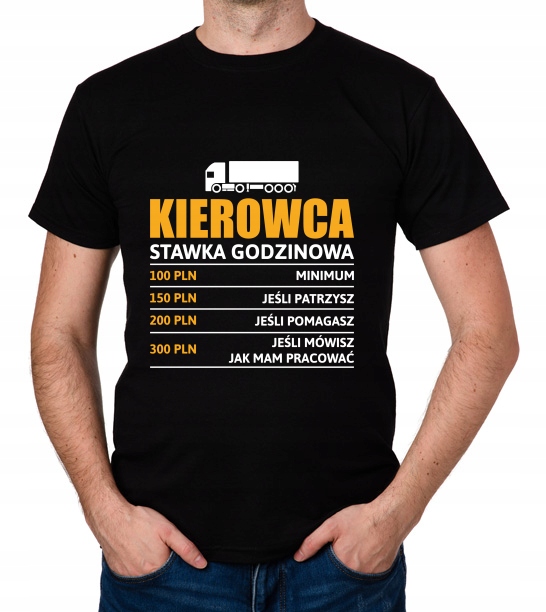 

koszulka Kierowca stawka godzinowa Tir