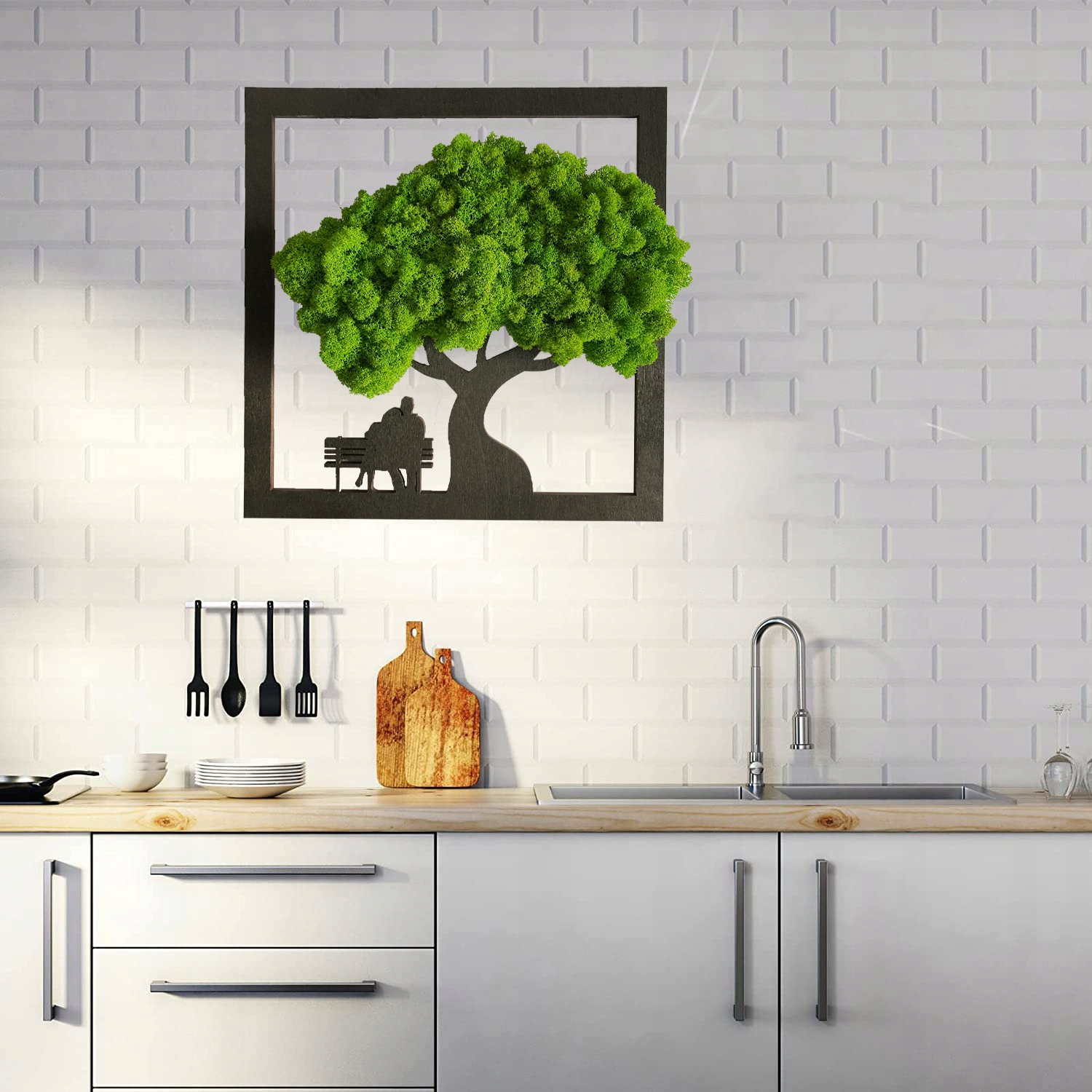 Drzewko NA PREZENT mech chrobotek OBRAZ na ściane drzewko BONSAI ładny Kod producenta Drzewko NA PREZENT mech chrobotek OBRAZ