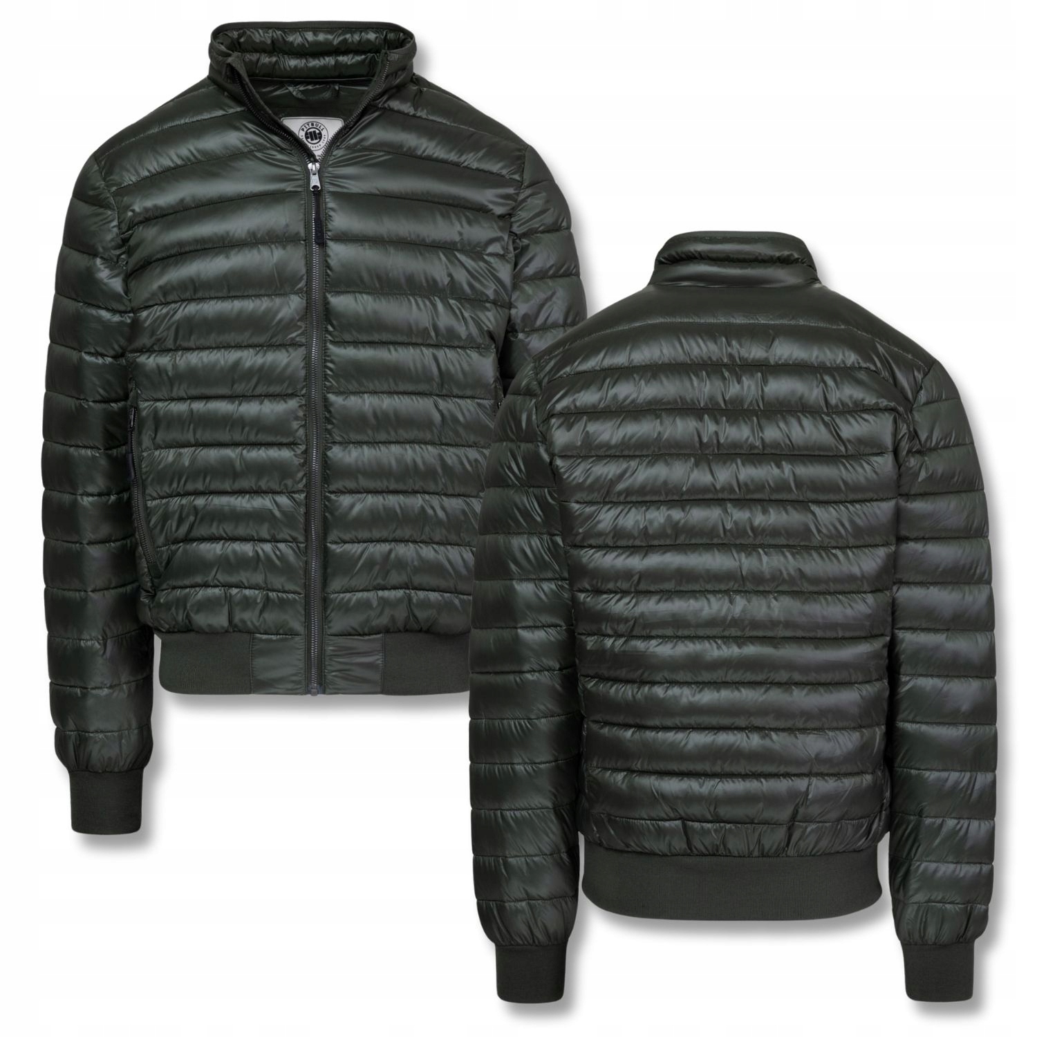 Pánská prošívaná přechodová bunda Pitbull Prošívání Harper lesk