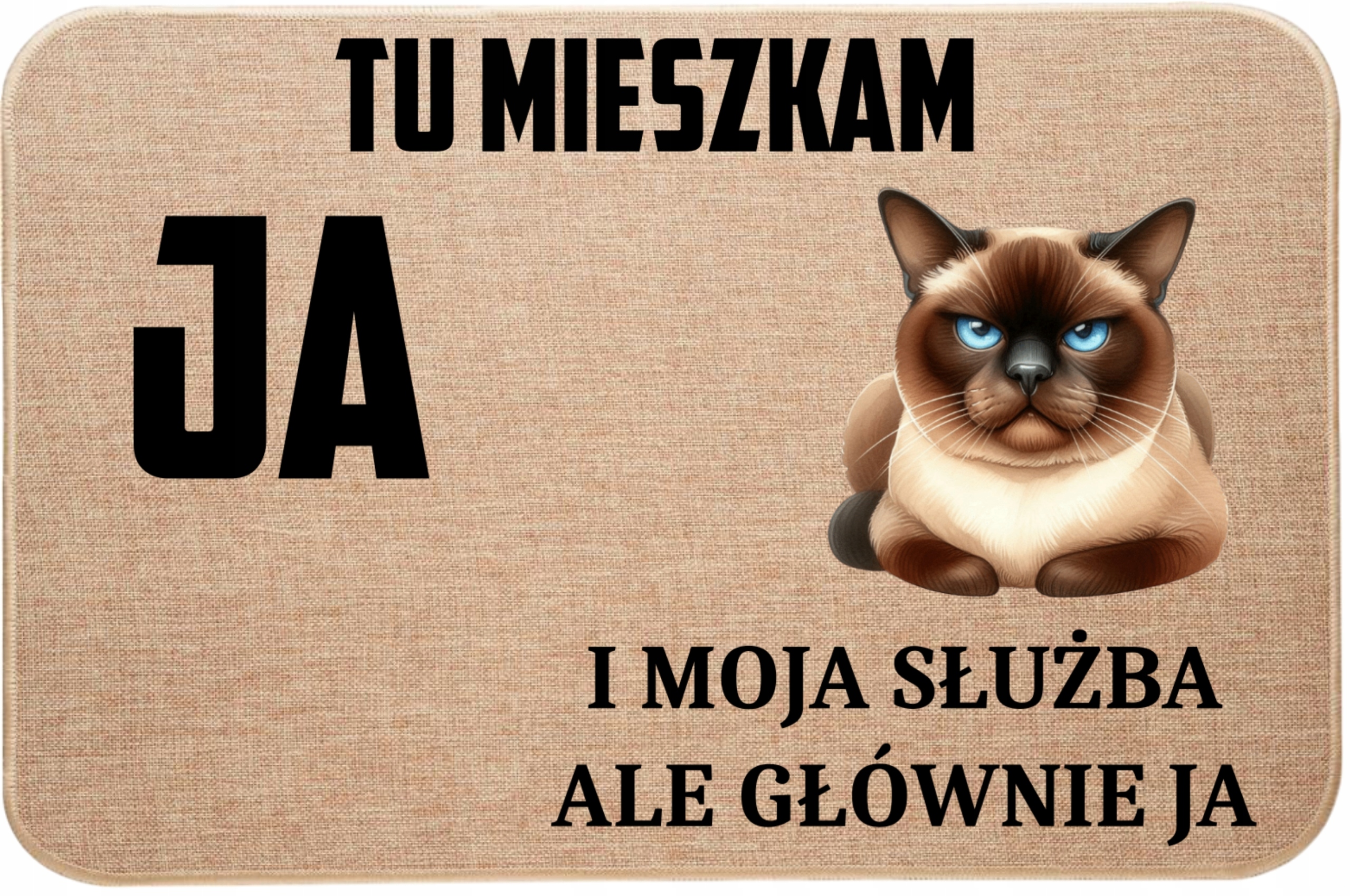 Ľanová Rohožka S Mačkou, Tu Bývam Ja A Moja Služba, Ale Hlavne Ja 7