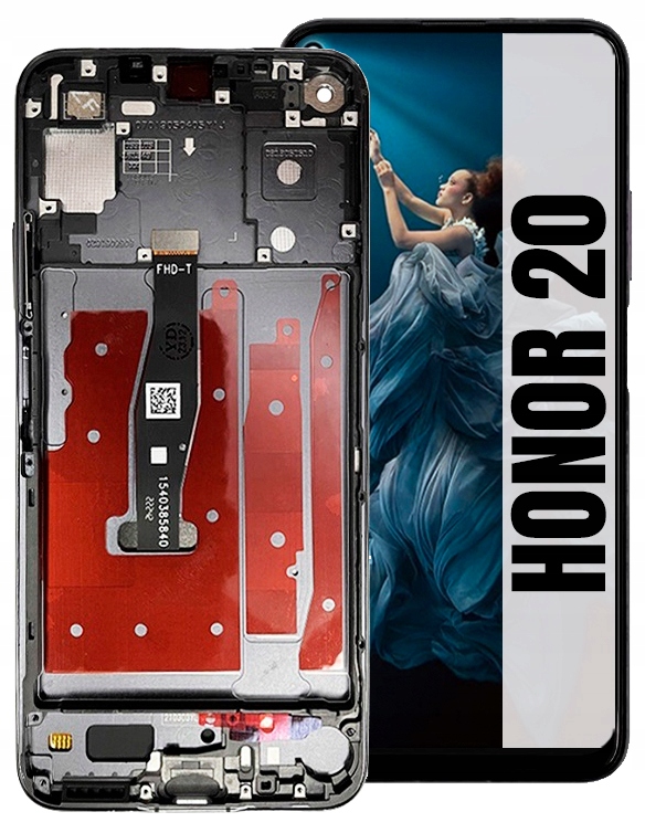 Huawei Honor 20 YAL-L21 LCD displej Rámeček