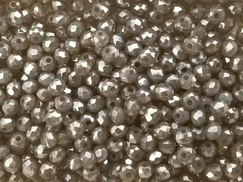 Rondelle kryształki szlif 4x3 mm 50 szt KS31475