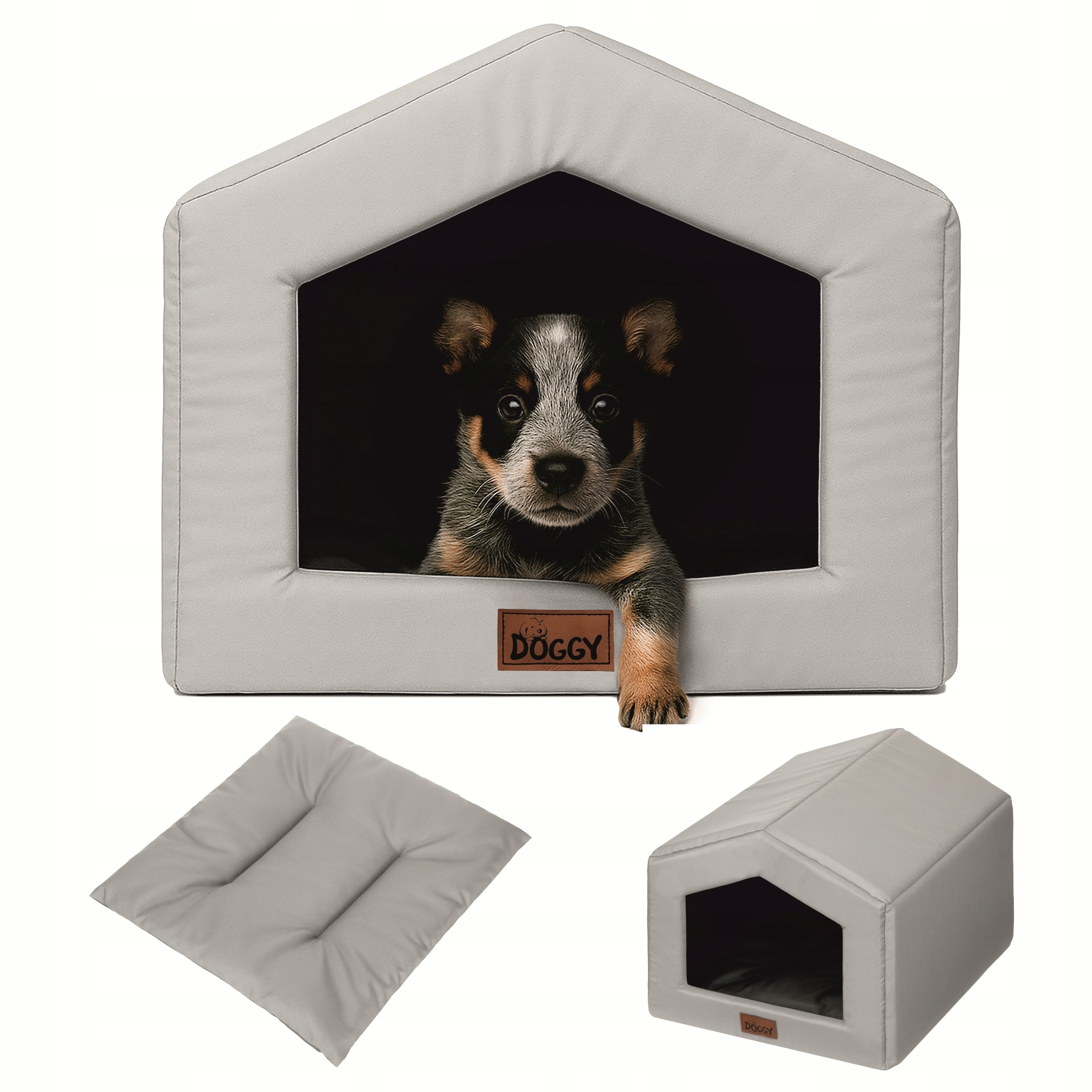 Psí bouda Domeček pro kočky Látková psí bouda s polštářem 45 x 49 cm