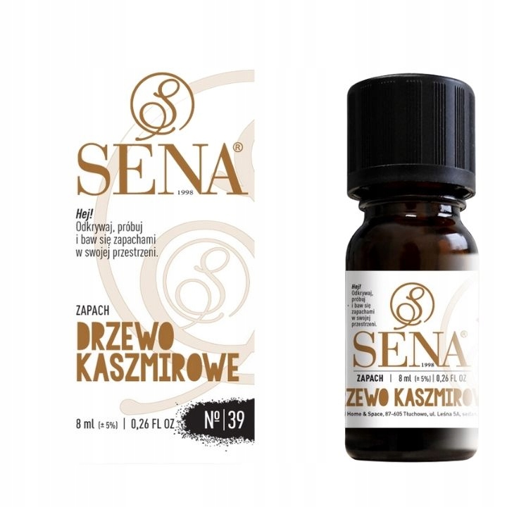 

Sena Olejek Zapachowy Drzewo Kaszmirowe 8ml
