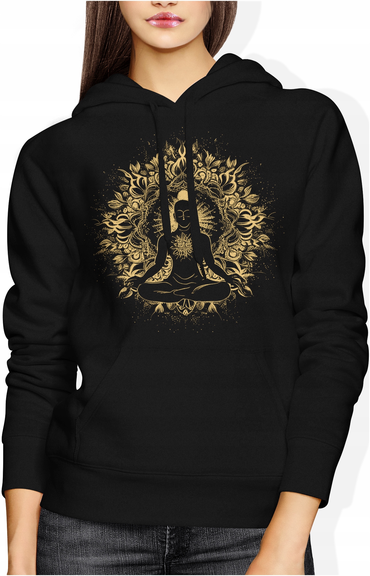 

Budda Joga Yoga Bluza Damska Medytacja Czarna R. M