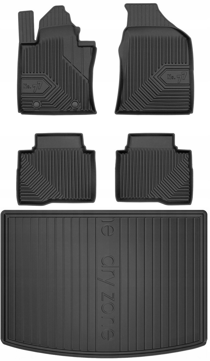 Set 77 Koberce a rohože SsangYong Korando 4 od 2019 g.