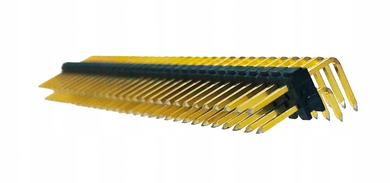 

Wtyk goldpin 2x30 kątowy 2szt