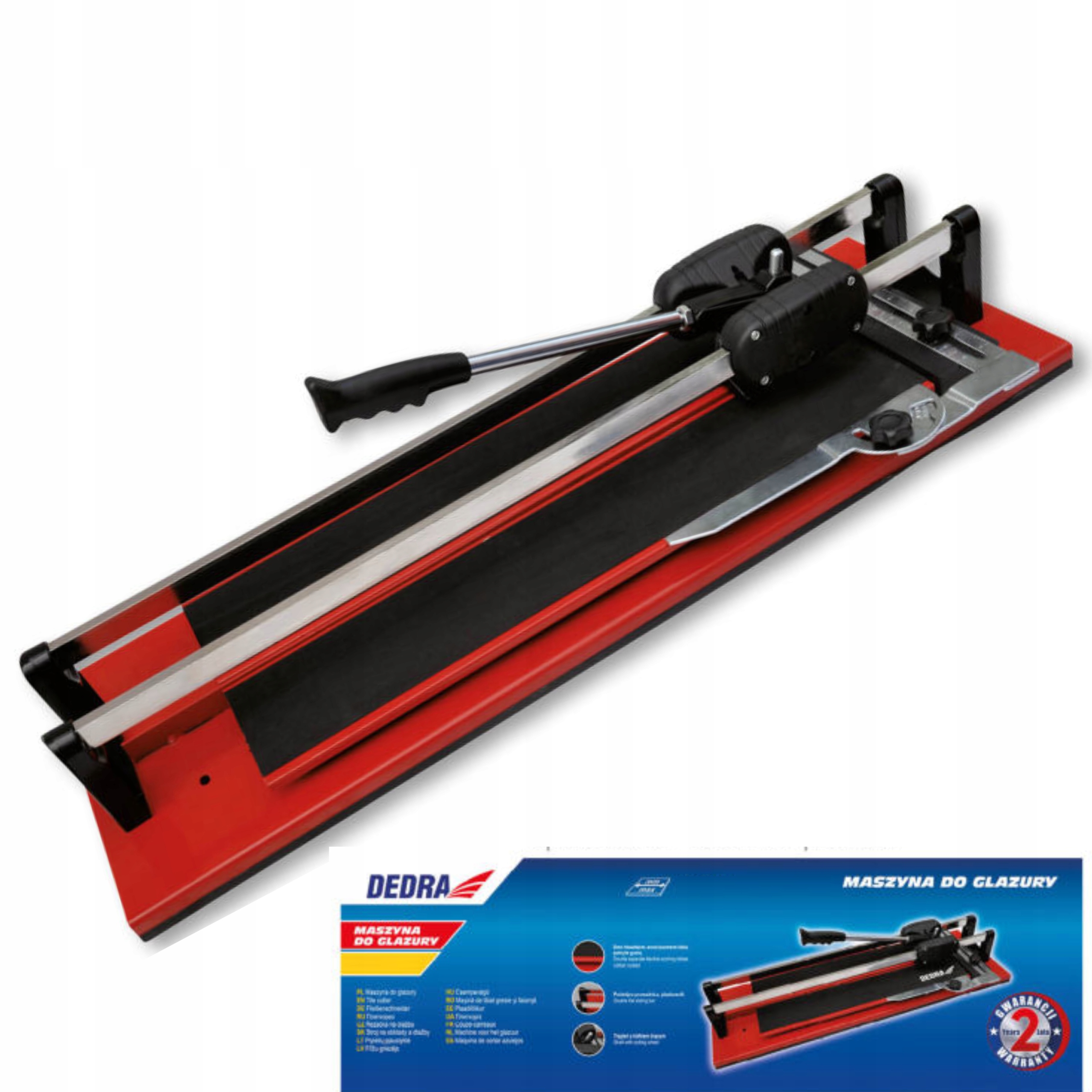 

Przecinarka Ręczna Do Płytek Glazury 700mm Dedra