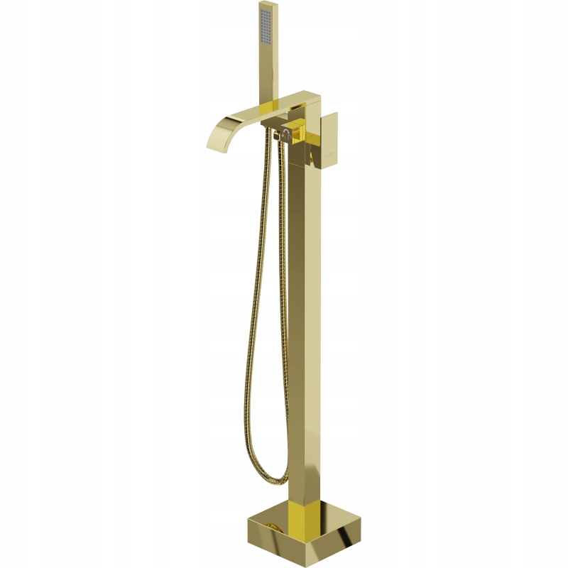 Mexen Lava volně stojící vanová baterie, Zlatá 752433-50