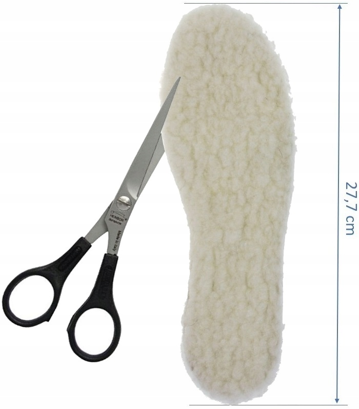 WKŁADKI DO BUTÓW ZIMOWE FILCOWE WEŁNA OWCZA r. 42 Cechy dodatkowe ocieplające