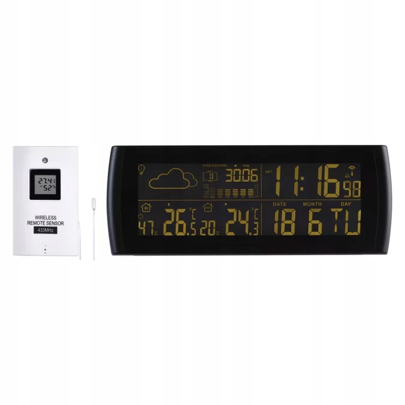 Stacja METEO pogodowa EMOS E5101 pogoda ZEGAR LED Marka Emos