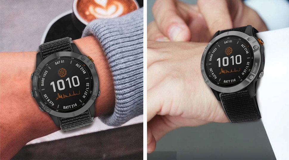 Nylonowy Pasek do Garmin Fenix 6X / 6X Pro / Fenix 7X /7X Solar 26mm Waga produktu z opakowaniem jednostkowym 0.09 kg