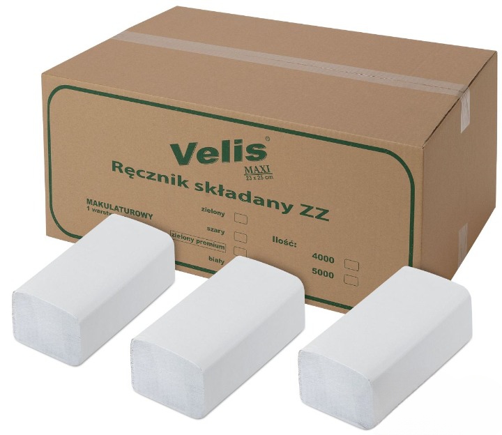 

Ręcznik Papierowy Składany Zz Biały 4000 Sztuk