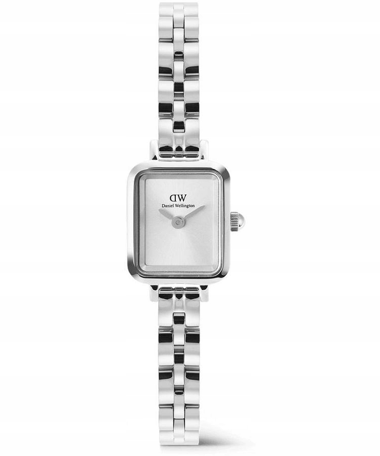 Dámské hodinky Daniel Wellington Quadro Mini Arch 3-link White Sunray Silve