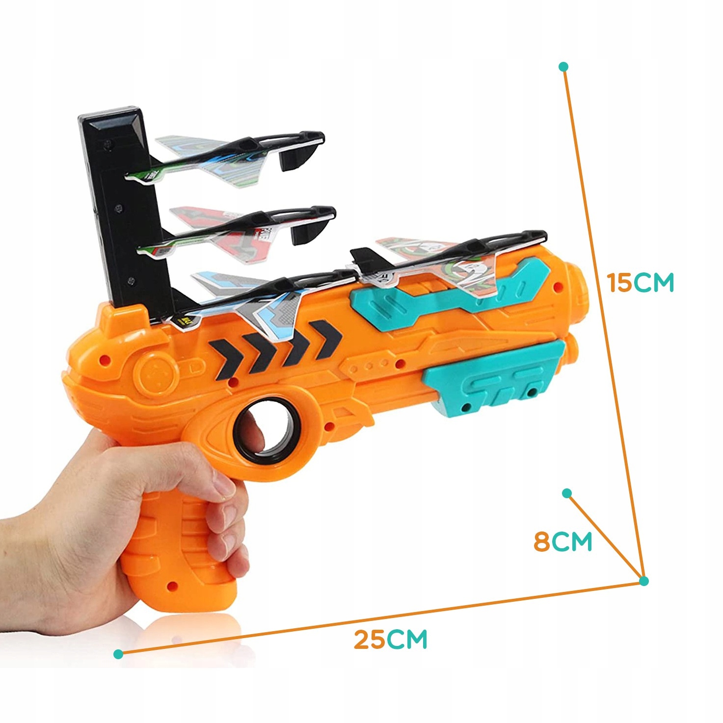 PISTOLET WYRZUTNIA SAMOLOTÓW + 4x SAMOLOT / WOOPIE Rodzaj samoloty