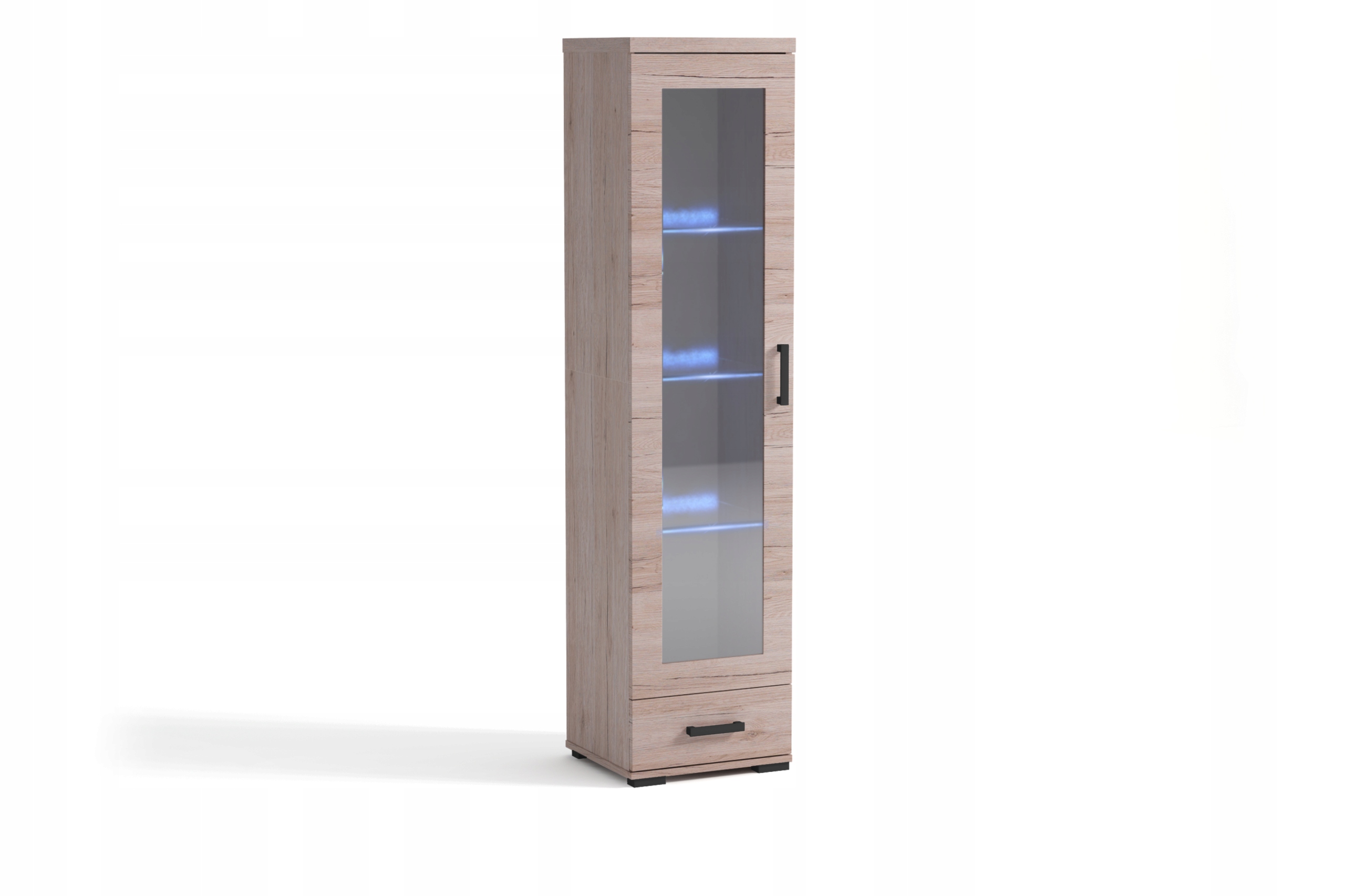 Meblościanka zestaw mebli KAR MIX DĄB SONOMA Wykończenie matowe