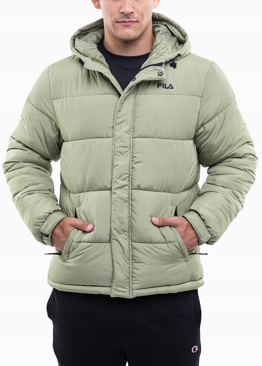 Fila péřová teplá zimní bunda Bensheim s kapucí, velikost S. vel. S