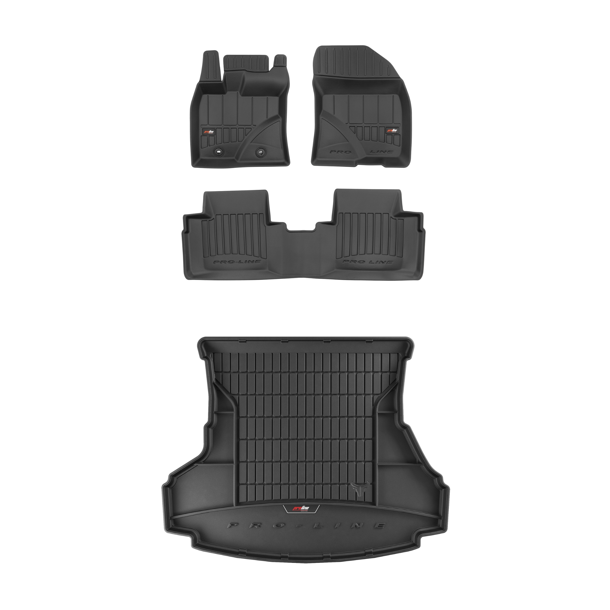 Frogum 3D Sada gumových koberců a rohože s logem pro Toyota Avensis III 09-15