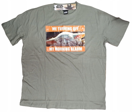 MĘSKI T-SHIRT MANDALORIAN BABY YODA STAR WARS XL Marka Disney
