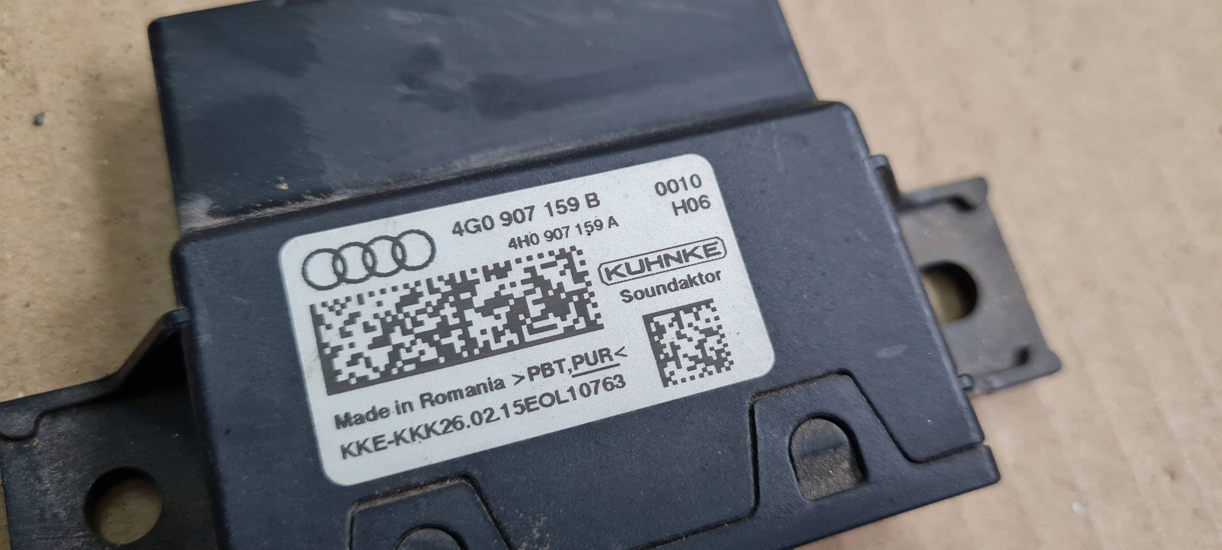 S6 C7 4G A6 module control unit DZWIEKU 4.0 TFSI 4G0907159B A7 4G