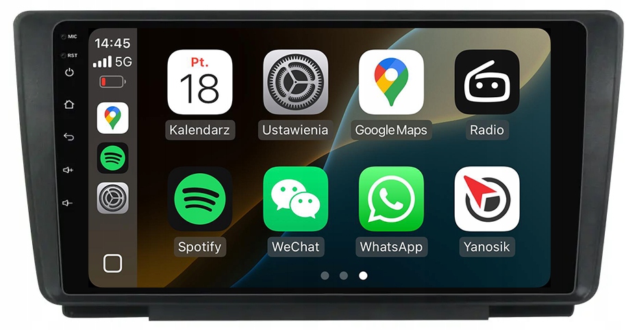 Skoda Octavia Yeti 2008-2013 Nejnovější Android Carplay Rádio Navigace