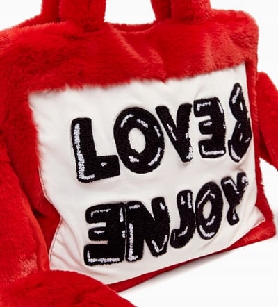 ZARA TORBA TYPU SHOPPER ZE SZTUCZNEGO FUTERKA Marka Zara