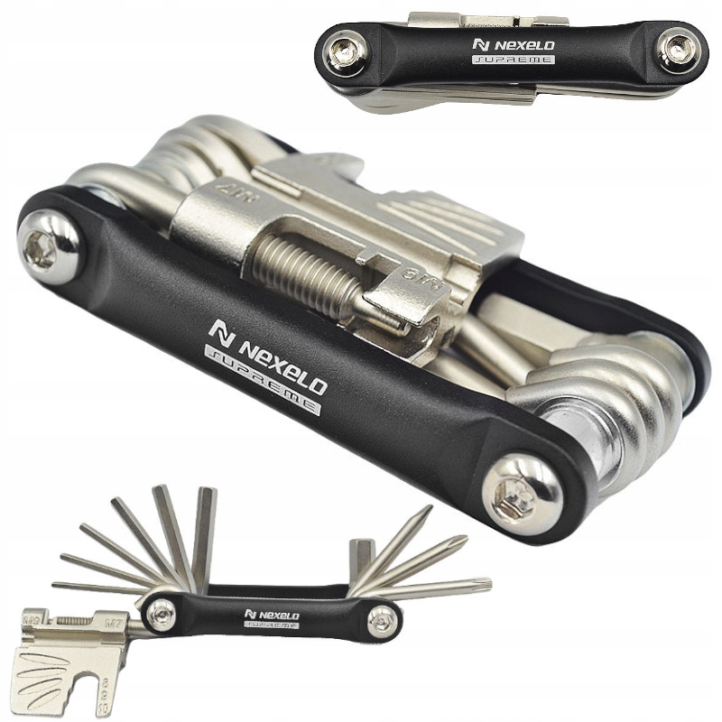Zestaw Kluczy Rowerowych 18 Funkcji Multitool 18W1 Narzędzia Klucze Imbusy