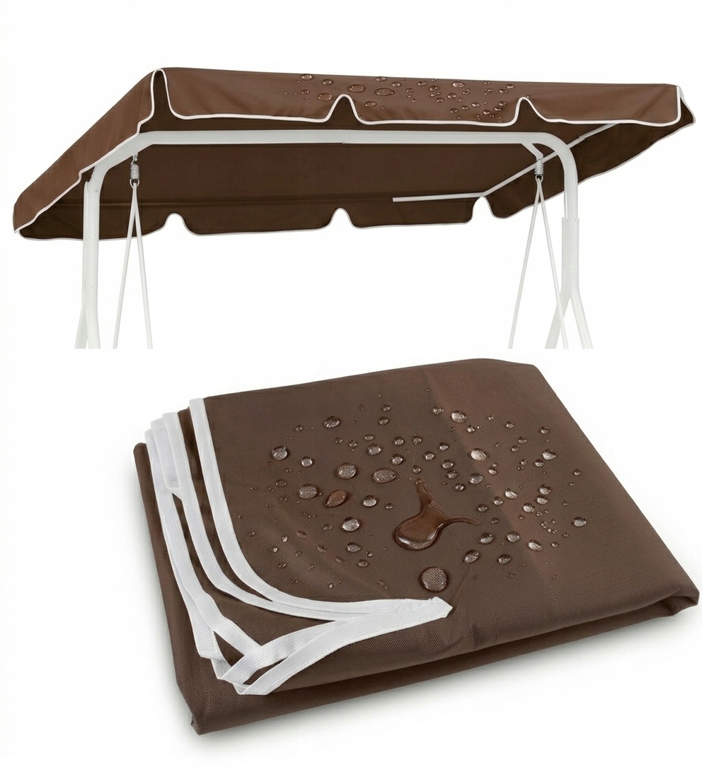 Stříška na zahradní houpačku Libovolný Výměnný Velikost Bronz