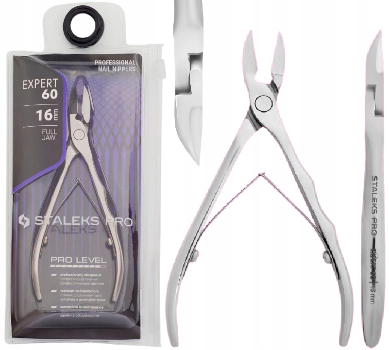 Profesionální kleště na nehty Expert 60 16 mm Staleks Lze sterilizovat